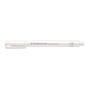 Staedtler 8323 dekormarker, 1-2 mm, kúpos, fehér
