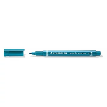 Staedtler 8323 dekormarker, 1-2 mm, kúpos, metálkék