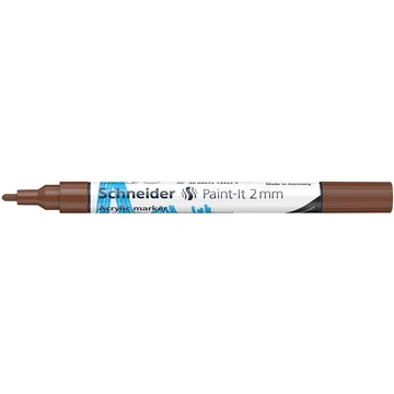 Schneider Paint-It 310 dekormarker, akril, 2 mm, barna