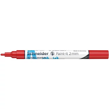 Schneider Paint-It 310 dekormarker, akril, 2 mm, piros