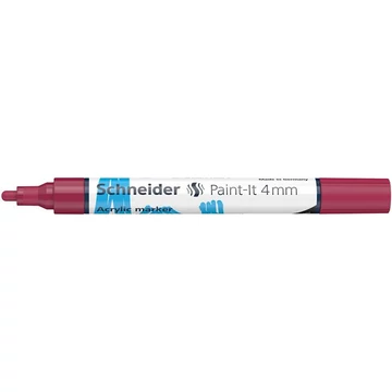 Schneider Paint-It 320 dekormarker, akril, 4 mm, bordó