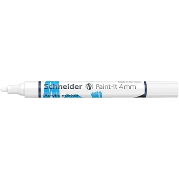 Schneider Paint-It 320 dekormarker, akril, 4 mm, fehér