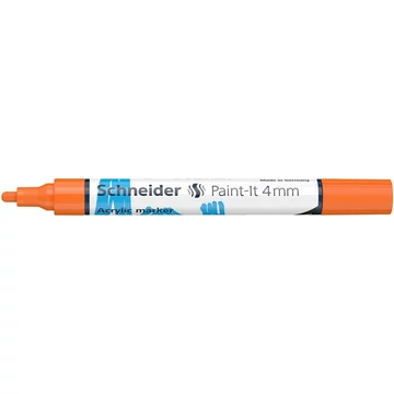 Schneider Paint-It 320 dekormarker, akril, 4 mm, narancssárga