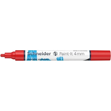 Schneider Paint-It 320 dekormarker, akril, 4 mm, piros