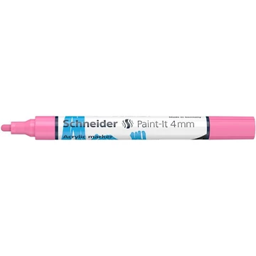 Schneider Paint-It 320 dekormarker, akril, 4 mm, pasztellrózsaszín