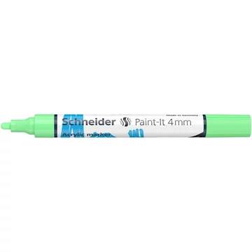 Schneider Paint-It 320 dekormarker, akril, 4 mm, pasztellzöld