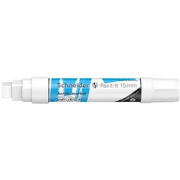 Schneider Paint-It 330 dekormarker, akril, 15 mm, fehér