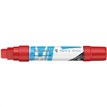 Schneider Paint-It 330 dekormarker, akril, 15 mm, piros