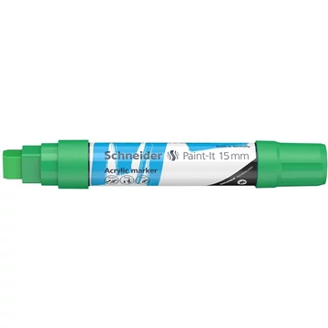 Schneider Paint-It 330 dekormarker, akril, 15 mm, zöld