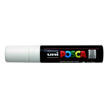 Uni Posca PC-17K dekormarker, 15 mm, vágott, fehér