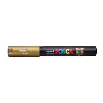 Uni Posca PC-1M dekormarker, 0,7-1,0 mm, arany