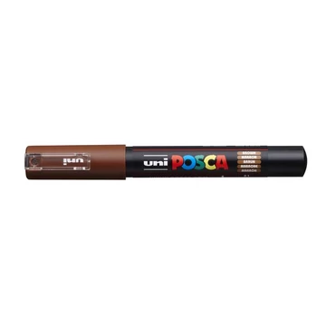 Uni Posca PC-1M dekormarker, 0,7-1,0 mm, barna