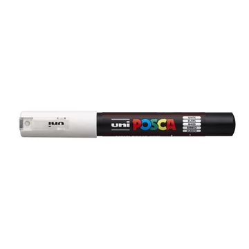 Uni Posca PC-1M dekormarker, 0,7-1,0 mm, fehér
