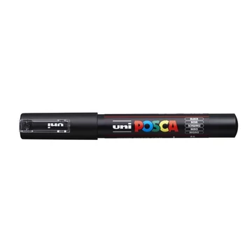 Uni Posca PC-1M dekormarker, 0,7-1,0 mm, fekete