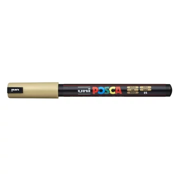 Uni Posca PC-1MR dekormarker, 0,7 mm, arany