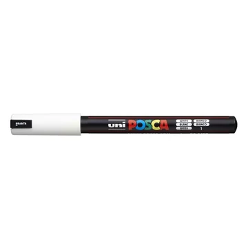 Uni Posca PC-1MR dekormarker, 0,7 mm, fehér