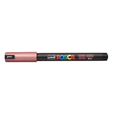 Uni Posca PC-1MR dekormarker, 0,7 mm, metálpiros