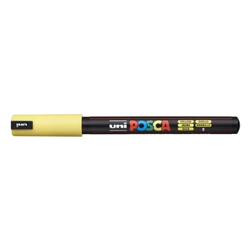 Uni Posca PC-1MR dekormarker, 0,7 mm, sárga