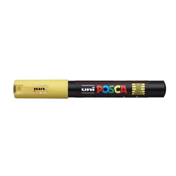 Uni Posca PC-1M dekormarker, 0,7-1,0 mm, sárga