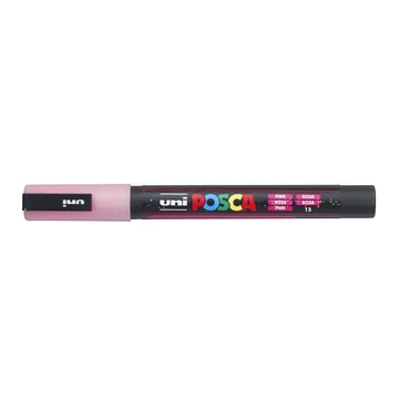 Uni Posca PC-3ML dekormarker, 0,9-1,3 mm, fényes rózsaszín