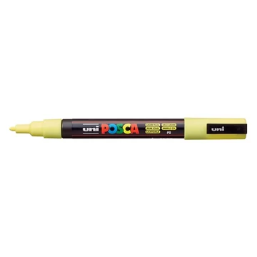 Uni Posca PC-3M dekormarker, 0,9-1,3 mm, napsárga