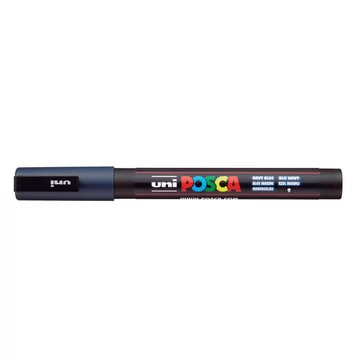 Uni Posca PC-3M dekormarker, 0,9-1,3 mm, tengerkék