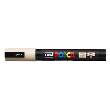 Uni Posca PC-5M dekormarker, 1,8-2,5 mm, bézs