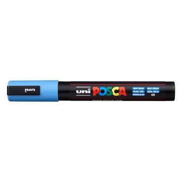 Uni Posca PC-5M dekormarker, 1,8-2,5 mm, égszínkék