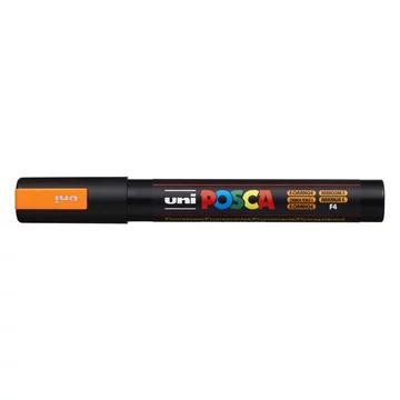 Uni Posca PC-5M dekormarker, 1,8-2,5 mm, fluor narancs