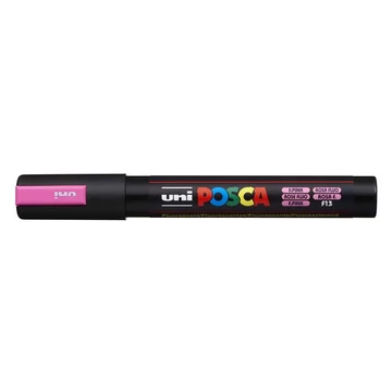 Uni Posca PC-5M dekormarker, 1,8-2,5 mm, fluor rózsaszín
