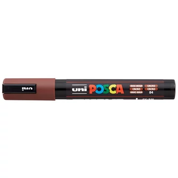 Uni Posca PC-5M dekormarker, 1,8-2,5 mm, kakaó barna