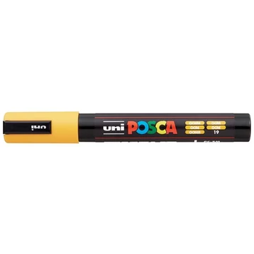 Uni Posca PC-5M dekormarker, 1,8-2,5 mm, okker