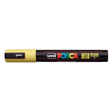 Uni Posca PC-5M dekormarker, 1,8-2,5 mm, sárga