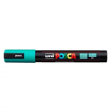 Uni Posca PC-5M dekormarker, 1,8-2,5 mm, smaragdzöld