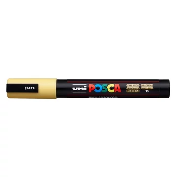 Uni Posca PC-5M dekormarker, 1,8-2,5 mm, szalmasárga