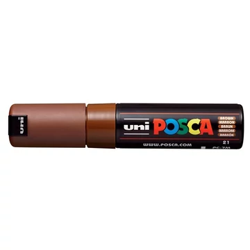 Uni Posca PC-7M dekormarker, 4,5-5,5 mm, barna