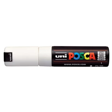 Uni Posca PC-7M dekormarker, 4,5-5,5 mm, fehér