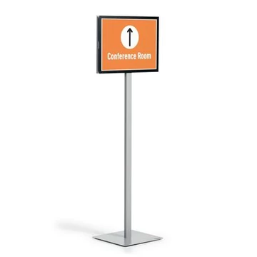 Durable Info stand basic padlóállvány, A3, antracit-szürke