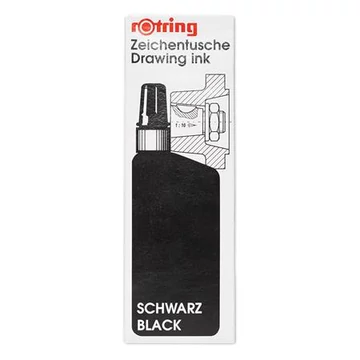 Rotring Isograph tustinta, 23 ml, fekete