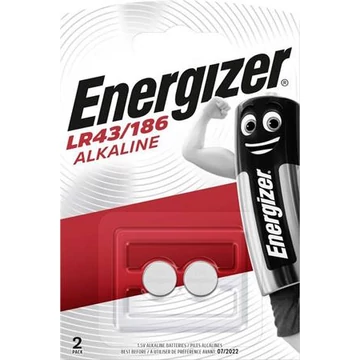 Energizer gombelem, LR43/186, 2 db