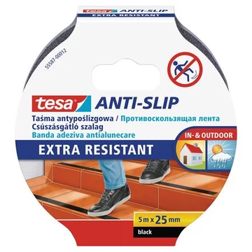 Tesa Anti Slip csúszásgátló szalag, 25 mm x 5 m, fekete