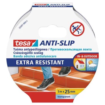 Tesa Anti Slip csúszásgátló szalag, 25 mm x 5 m, átlátszó