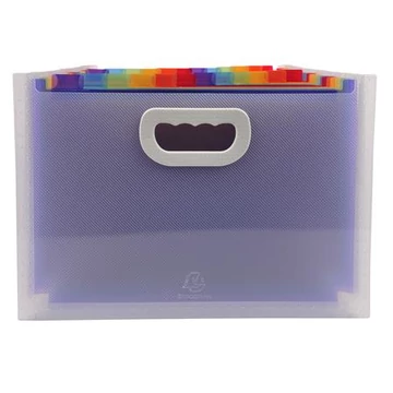 Exacompta harmonikamappa, A4, PP, 24 rekeszes