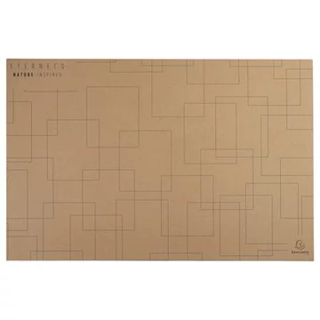 Exacompta Eterneco könyökalátét, karton, 575x375 mm, barna