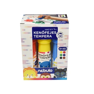 Nebulo kenőfejes tempera készlet, 6x45 ml