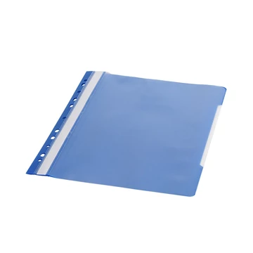 Bluering lefűzhető gyorsfűző, A4, PP, 11 lyukkal, kék
