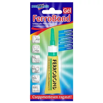 Ferrobond univerzális pillanatragasztó gél, 3g