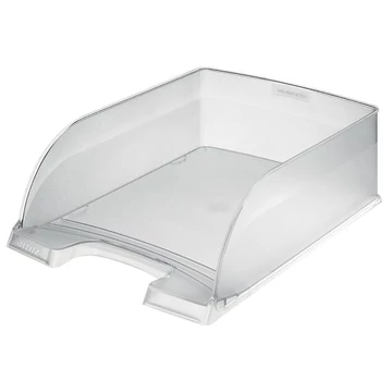 Leitz Jumbo Plus irattálca, áttetsző