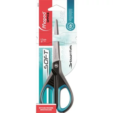 Maped Essentials Soft irodai olló, 17 cm