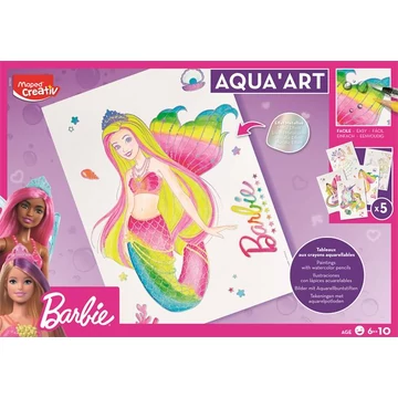 Maped Creativ Aqua Art Barbie akvarell festőkészlet